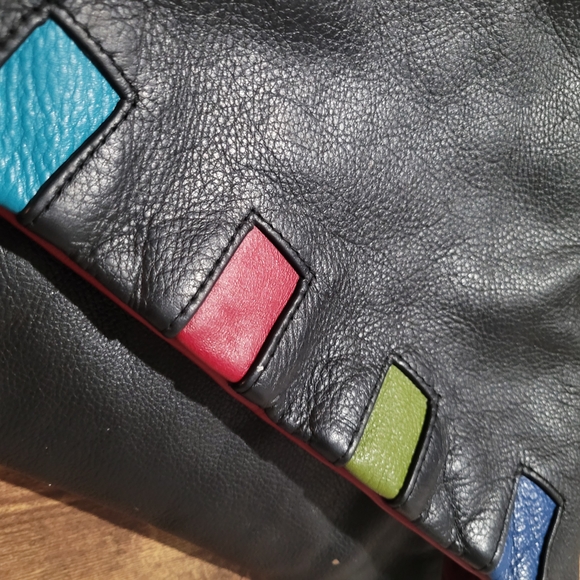 Buttery Soft Colorful Leather Convertible Crossbody, Shoulder, Backpack. - Picture 16 of 16